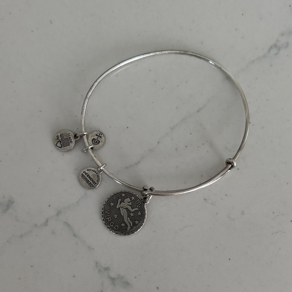 Alex and Ani Silver Zodiac Charm Bracelet